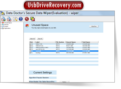 Secure Data Wiper Screenshot