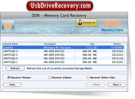 Mac Memory card recovery
