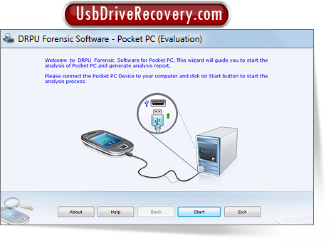 Pocket PC Forensic Investigator Tool Screenshot