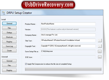 Setup Maker Software Screenshot