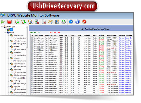 Website Monitoring Tool Screenshot