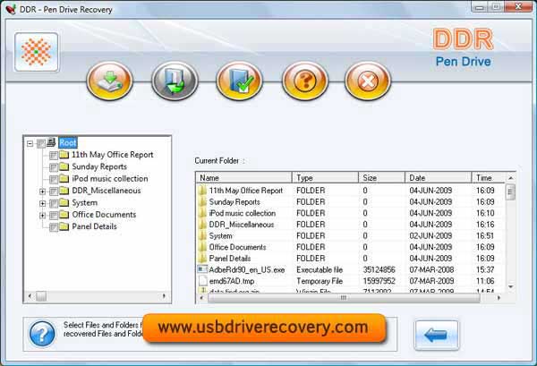 Screenshot of Flash Drive Data Recovery Software 4.8.3.1