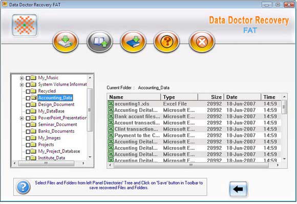 Screenshot of Recover FAT Partition