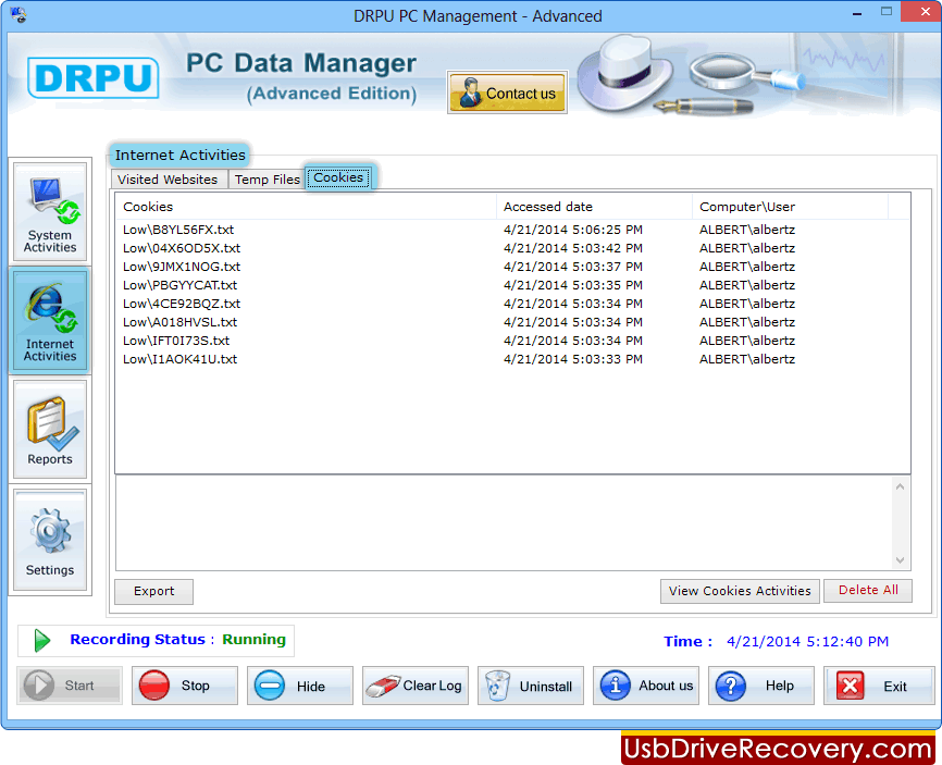 사전 Keylogger 소프트웨어