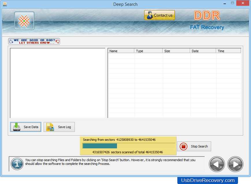 Escaneamento de disco Software de recuperação de dados FAT