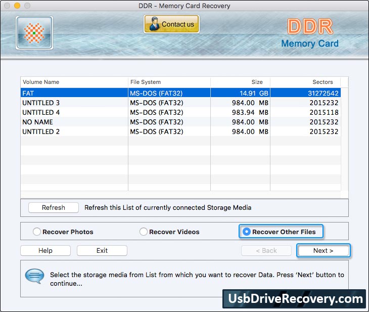 Mac Memory card data recovery software