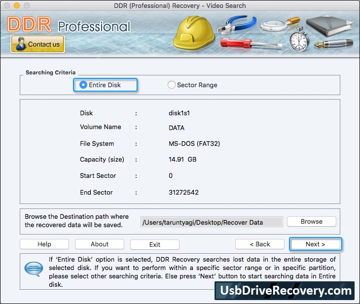Mac DDR Recovery Software - Professional
