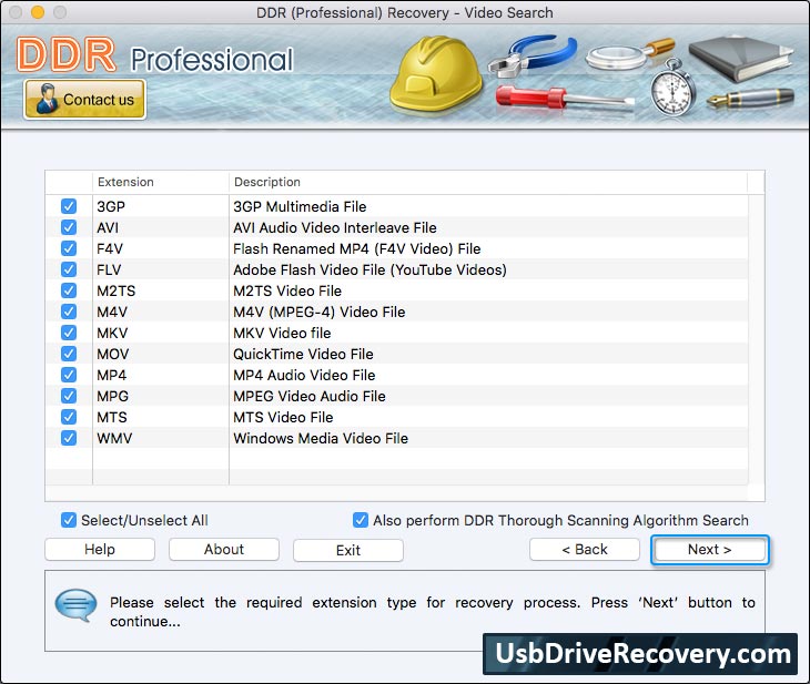 Mac DDR Recovery Software - Professional
