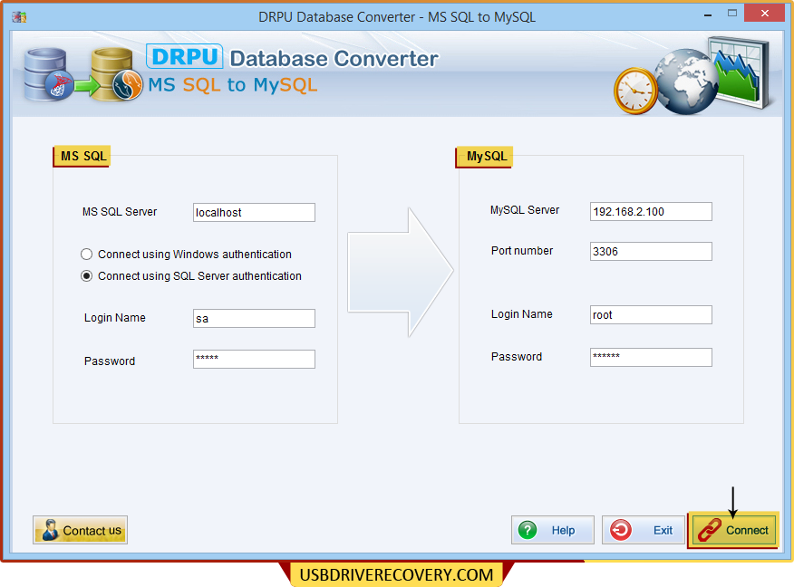 MSSQL to MySQL Database Conversion