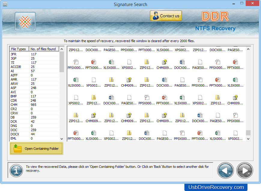 Software di recupero dati NTFS