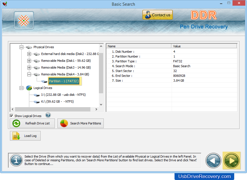 Logiciel de récupération de lecteur USB