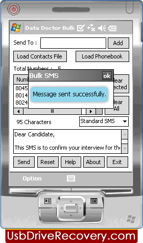 Bulk SMS Software for Pocket PC