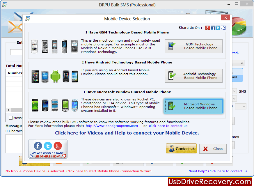 Bulk SMS Software – Professional