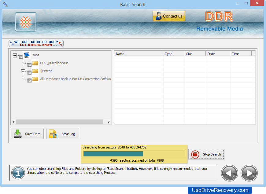 Verwijderbare Media Data Recovery Software