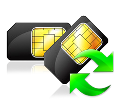 Αποκατάστασης στοιχείων καρτών Sim