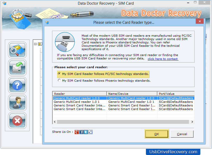 SIMカードのデータ復旧ソフトウェア